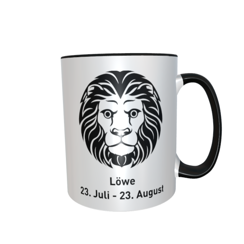 Motivtasse - Sternzeichen black & white
