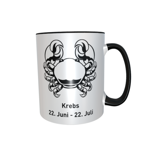 Motivtasse - Sternzeichen black & white