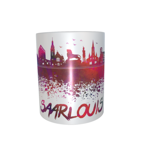 Motivtasse - Skyline Saarlouis