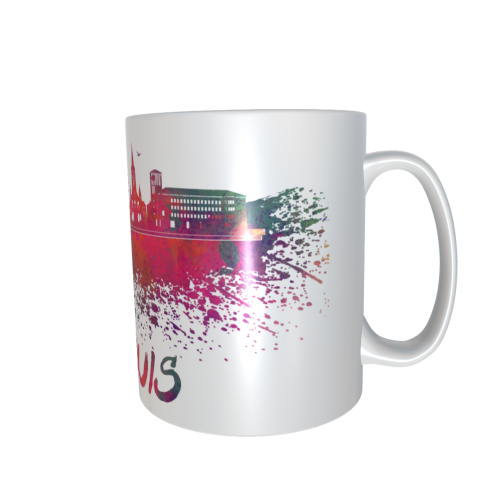 Motivtasse - Skyline Saarlouis