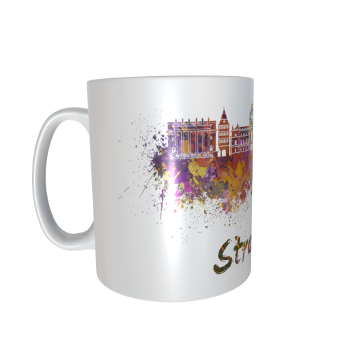 Motivtasse - Skyline Strassburg