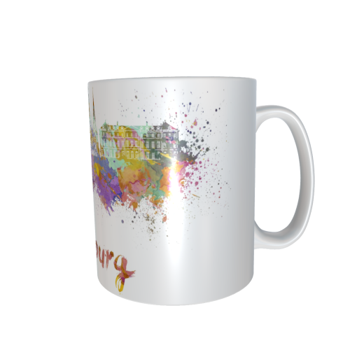 Motivtasse - Skyline Strassburg