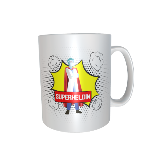 Motivtasse - Superheldin - Ärztin / Doktor