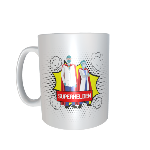 Motivtasse - Superhelden - Ärzte / Doktoren
