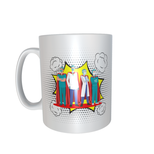 Motivtasse - Superhelden - Team Ärzte / Doktoren / Krankenschwester / Krankenpfleger