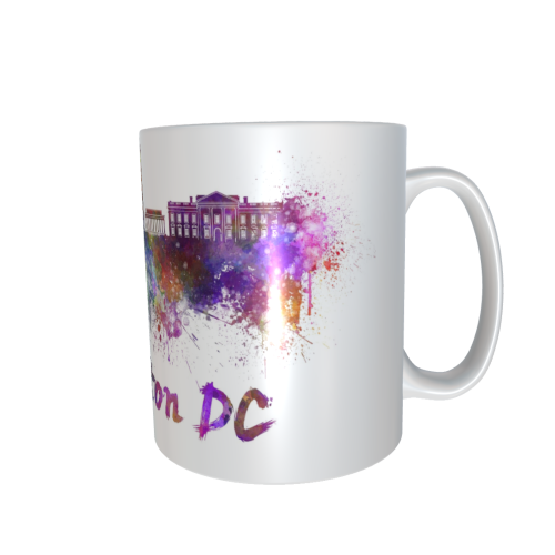 Motivtasse - Skyline Washington DC