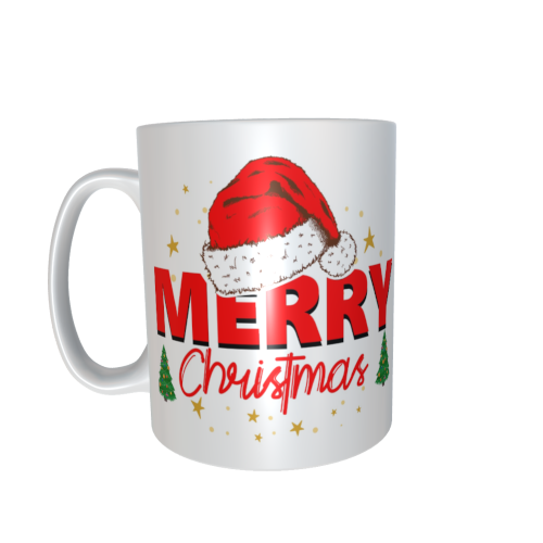 Weihnachtstasse - Merry Christmas Weihnachtsmütze