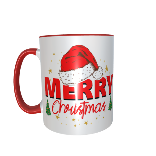 Weihnachtstasse - Merry Christmas Weihnachtsmütze