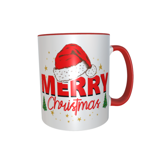Weihnachtstasse - Merry Christmas Weihnachtsmütze