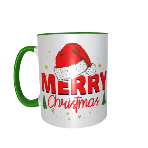 Weihnachtstasse - Merry Christmas Weihnachtsmütze