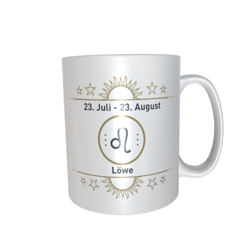 Motivtasse - Sternzeichen gold