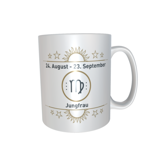 Motivtasse - Sternzeichen gold