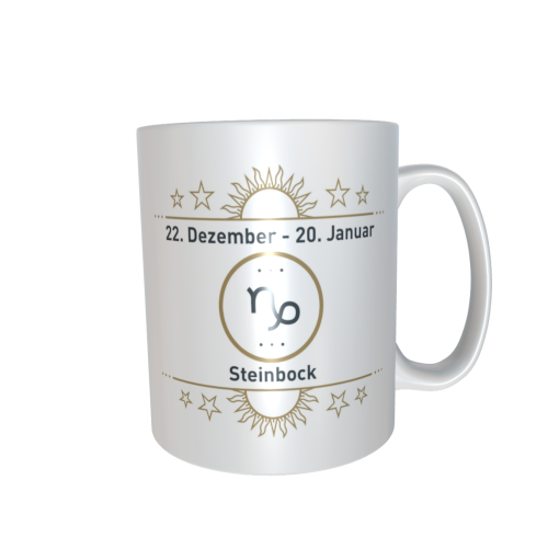 Motivtasse - Sternzeichen gold