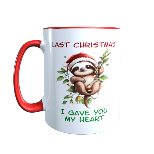 Faultiertasse - Last Christmas