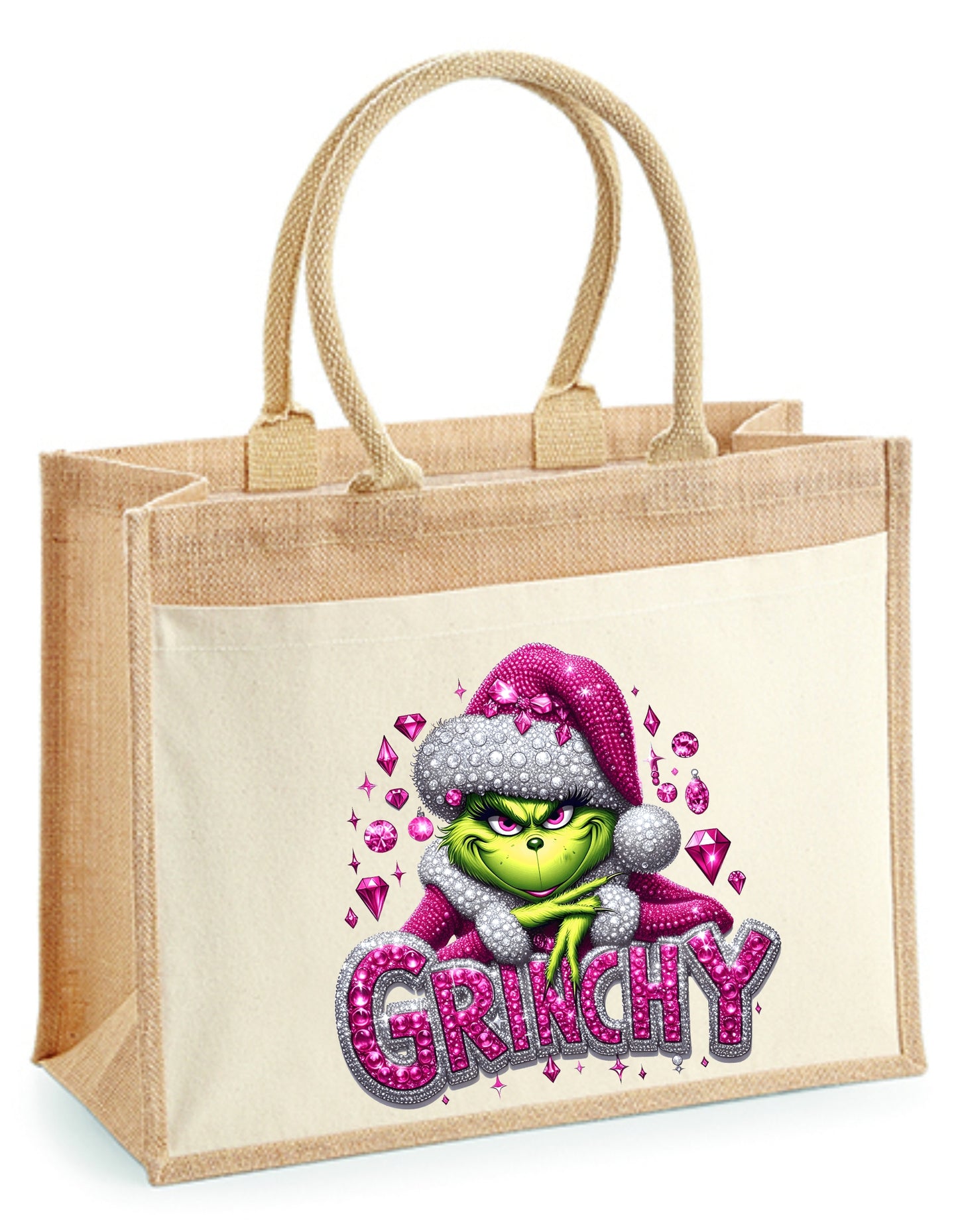 Jutetasche - Grinchy