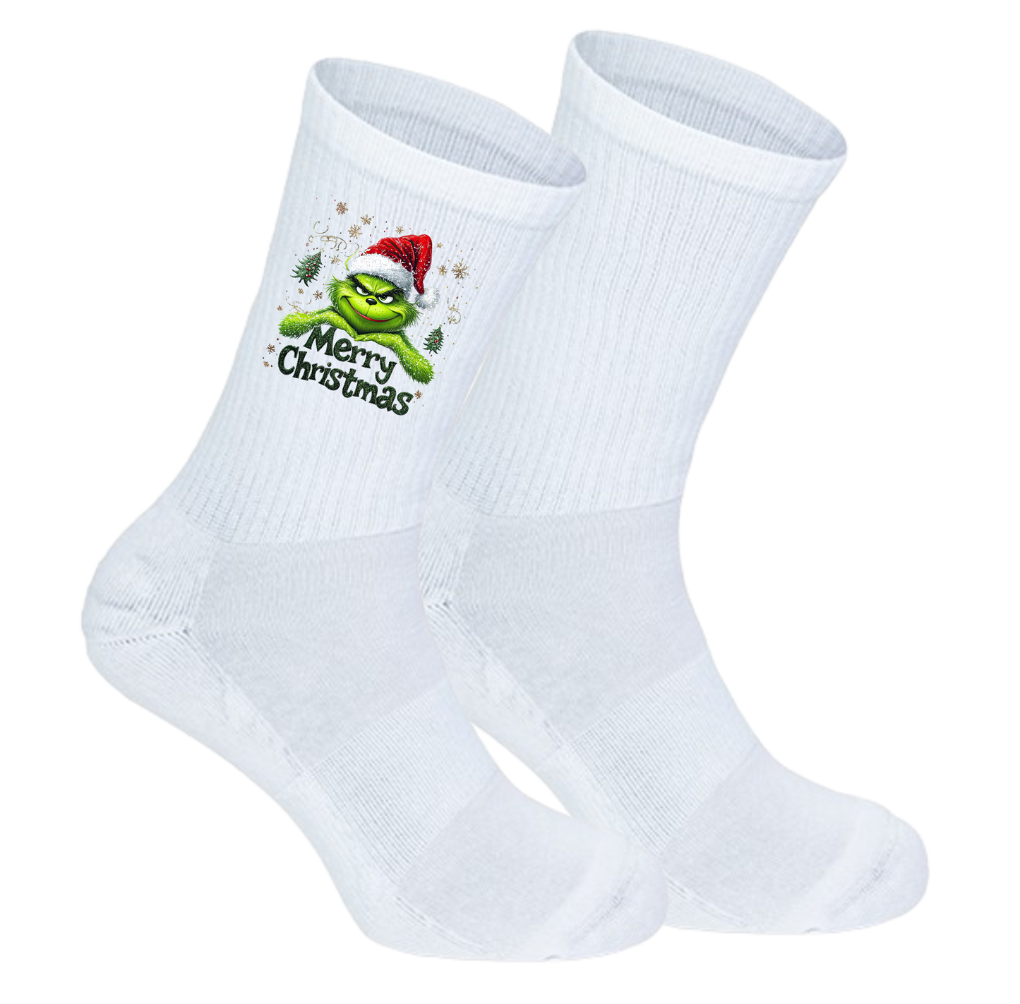 Socken - Grinch - Merry Christmas