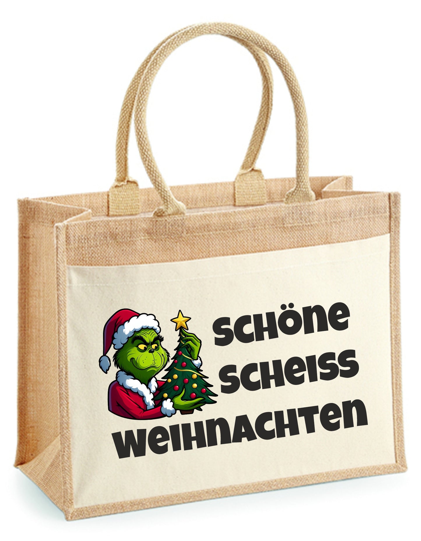 Jutetasche - Schöne Scheiß Weihnachten