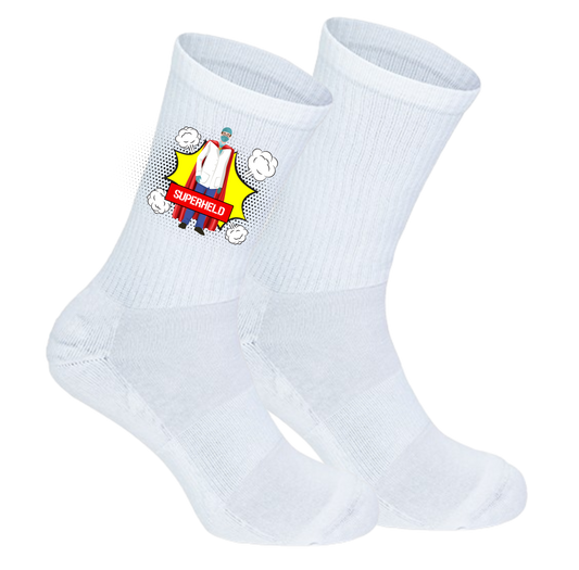 Socken - Motiv - Superheld Arzt