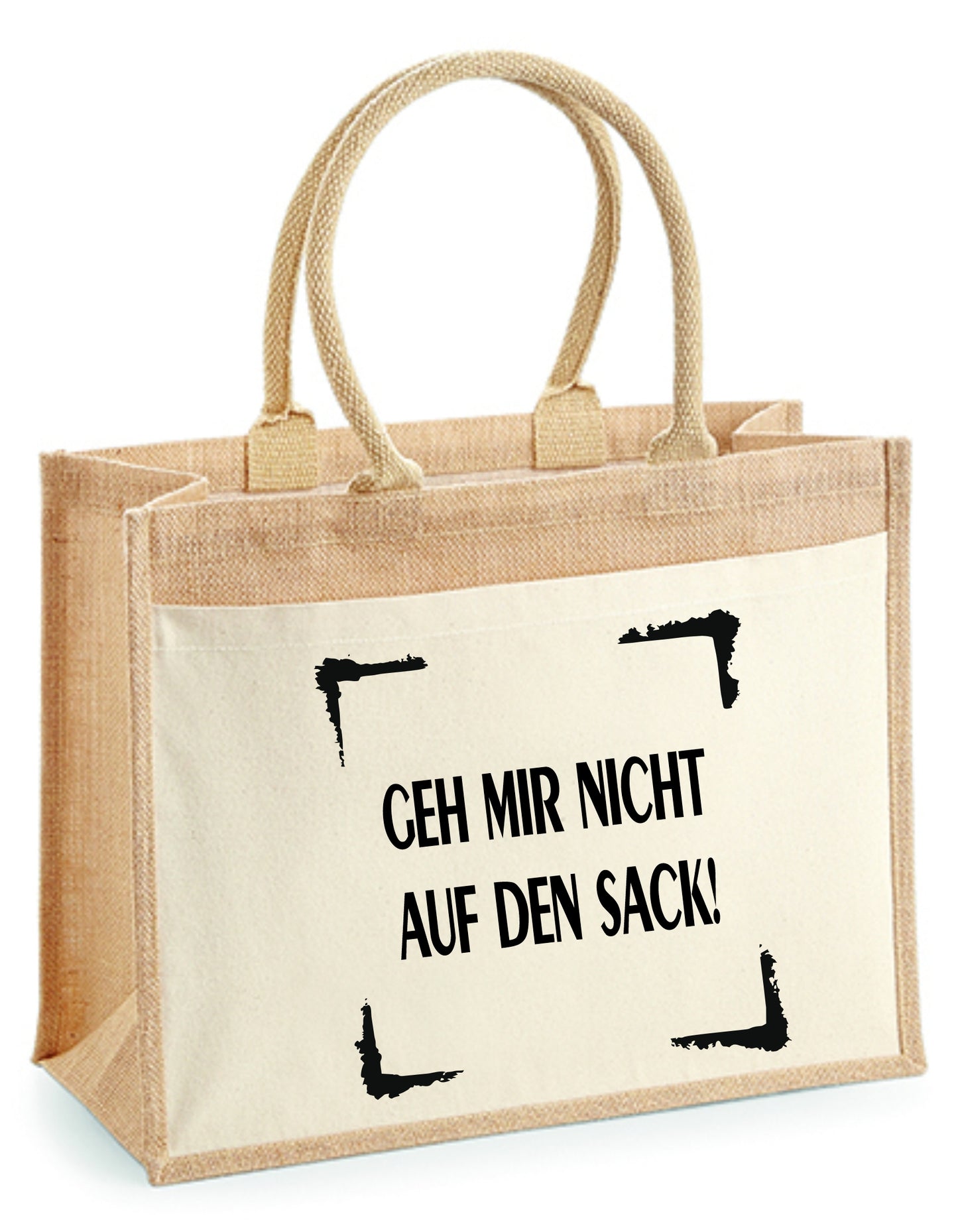 Jutetasche - Geh mir nicht auf den Sack