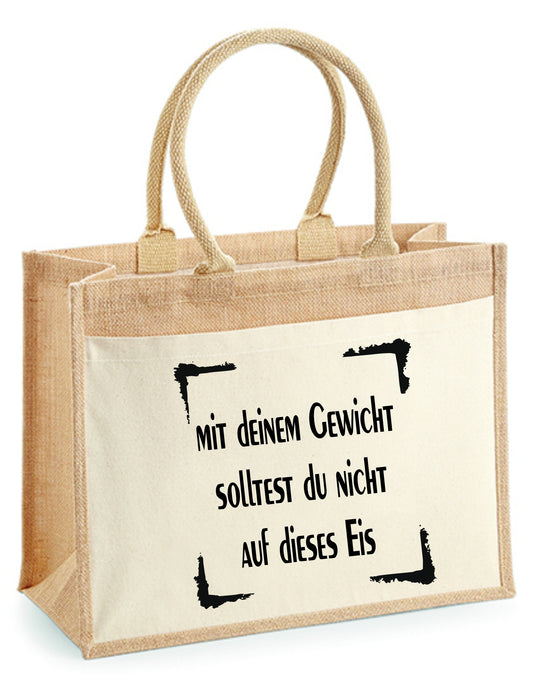 Jutetasche - Gewicht