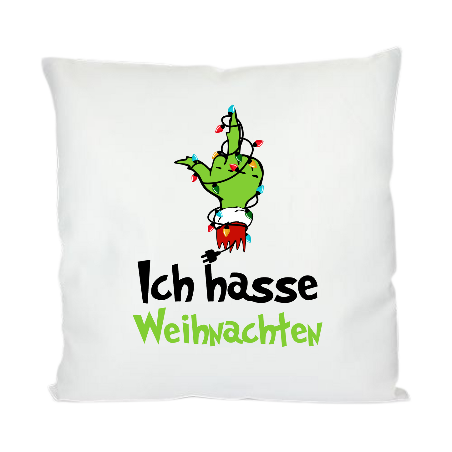Kissen - Grinch - Ich hasse Weihnachten