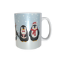 Weihnachtstasse - Pinguine