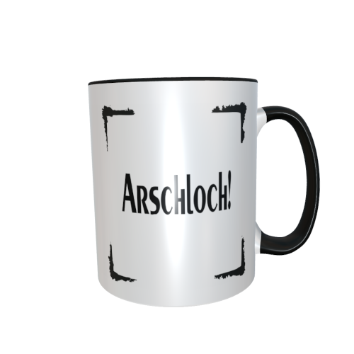 Statement Tasse – Arschloch!