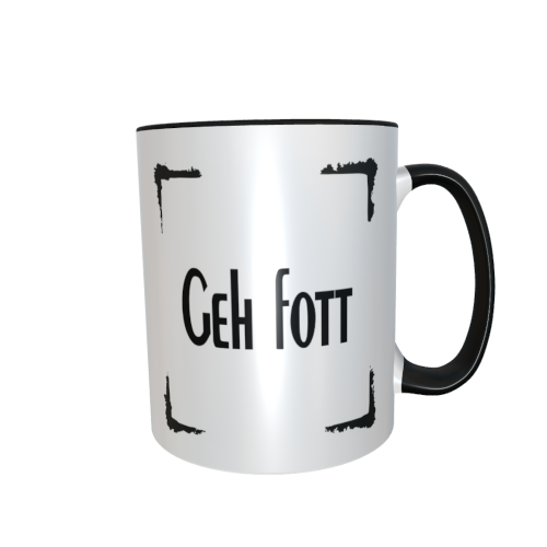 Statement Tasse – Geh fott