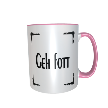 Statement Tasse – Geh fott
