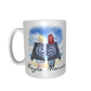 Beste Freundinnen Tasse - zusammen am Meer (blond / rot)