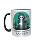 Motivtasse - Sensemann - Jetzt erst mal einen Kaffee (grün)