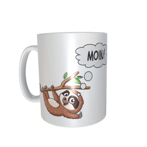 Faultiertasse - Moin