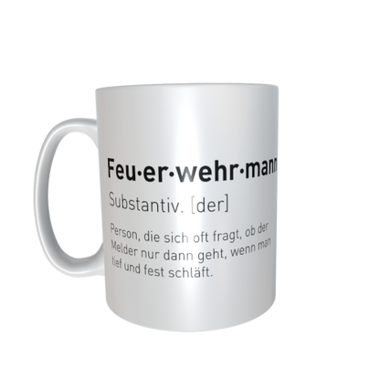 Motivtasse - Feuerwehrmann