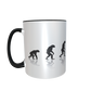 Motivtasse - Evolution Klettern (hängend)