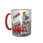 Kinderfeuerwehrtasse - Feuerwehrauto