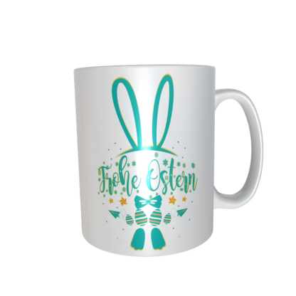 Ostertasse - Frohe Ostern (Häschen)