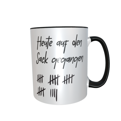 Motivtasse - Auf den Sack gegangen