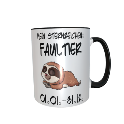 Faultiertasse - Sternzeichen