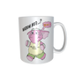 rosa Elefantentasse - Laufen "Warum?"