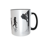 Motivtasse - Evolution Klettern (hängend)