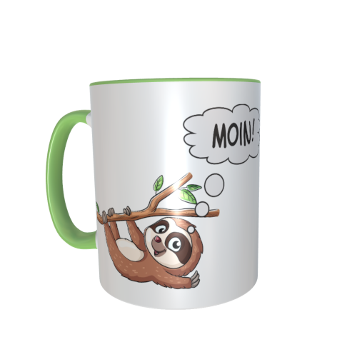 Faultiertasse - Moin