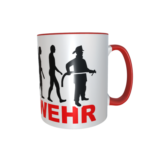 Motivtasse - Evolution Feuerwehr