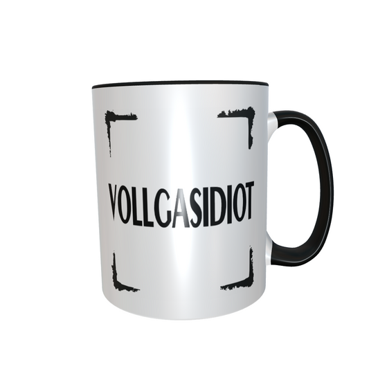 Statement Tasse – Vollgasidiot