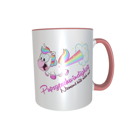 Einhorntasse - Pupsgeschwindigkeit (Niemand hält mich auf!)