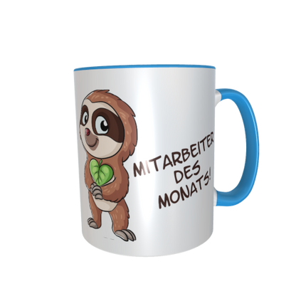 Faultiertasse - Mitarbeiter des Monats