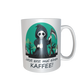 Motivtasse - Sensemann - Jetzt erst mal einen Kaffee (grün)