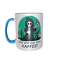 Motivtasse - Sensemann - Jetzt erst mal einen Kaffee (grün)