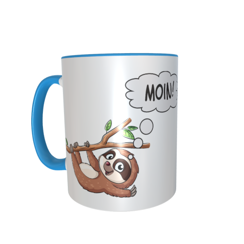 Faultiertasse - Moin