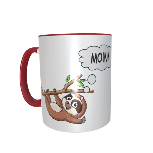 Faultiertasse - Moin
