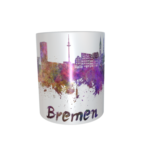 Motivtasse - Skyline Bremen